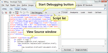 microsoft script debugger download windows xp